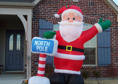 Noël gonflable Santa de produits gonflables faits sur commande de la publicité pour le festival