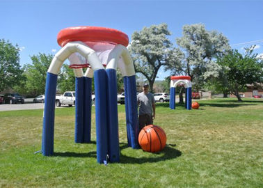 Cercle de basket-ball de jeux de sports de Customzied/terrain de basket gonflables géants avec le PVC de 0.55mm