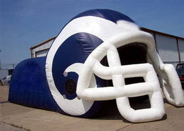 Tunnel gonflable pourpre du football de jeux de sports pour l'événement/publicité