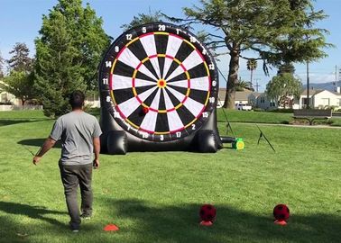 Panneaux de dard gonflables géants de golf d'enfants et d'adultes avec des boules pour des parcs, places, jardins