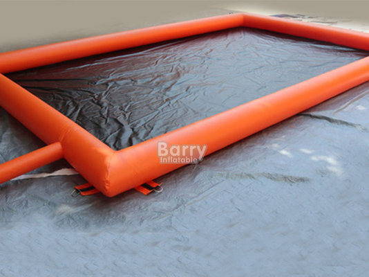 Surface antidérapante en PVC Oui Et soudage à l'air chaud Réservoir d'eau orange Tapis gonflable pour lavage de voiture