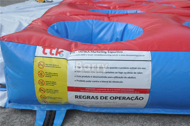La course d'obstacle gonflable, matelas d'obstacle d'Inflatables 5k courent la taille 20x10x1.2M