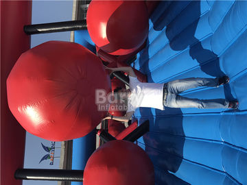 Jeu gonflable Wrecking Ball 5K gonflable de parcours du combattant de sports aliénés de bâche de PVC de Platon
