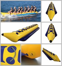 Tube gonflable de bateau de banane de bâche du message publicitaire de 8 PVC résistant de personne ou de Customzied