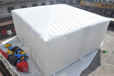 Tente gonflable du blanc 15x15M, cube gonflable mené fait sur commande en tente de partie pour l'événement