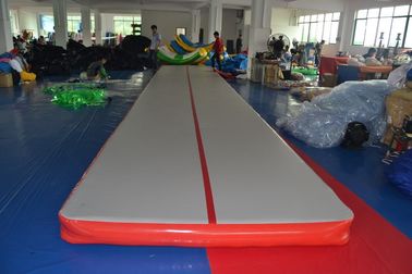 Tapis gonflable extérieur de gymnastique de voie d'air/tapis de rebondissement gonflable adapté aux besoins du client
