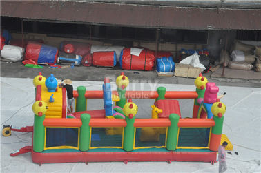 Terrain de jeu gonflable d'enfant en bas âge de bâche de PVC de Platon/ville gonflable d'amusement
