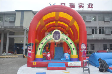 Équipement gonflable de terrain de jeu enfants d'intérieur/extérieurs avec la couverture