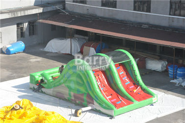Glissière gonflable de serpent de jouet d'enfants de promotion avec l'escalier derrière