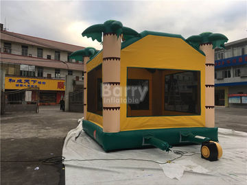 Videur gonflable de singe d'air, château gonflable de rebond de Samll de palmier pour de petits enfants