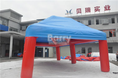Grand événement extérieur annonçant la tente portative de tente, rouge et bleue gonflable d'air-Saeled
