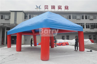 Grand événement extérieur annonçant la tente portative de tente, rouge et bleue gonflable d'air-Saeled