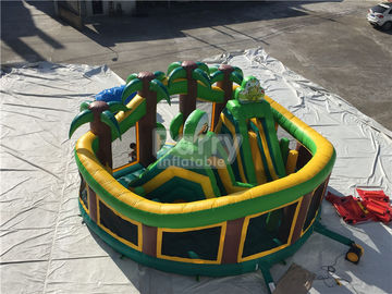 Terrain de jeu gonflable d'enfant en bas âge de parc à thème, château plein d'entrain gonflable