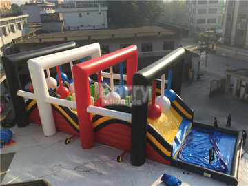 Parcours du combattant gonflable géant d'OEM, jeu de Wrecking Ball pour l'événement