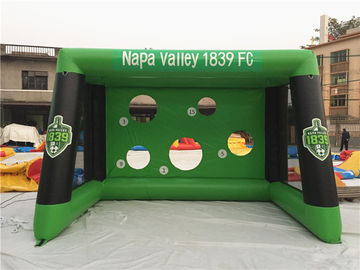 jeux gonflables de sports de bâche de PVC de 0.6mm, but du football d'explosion pour l'amusement