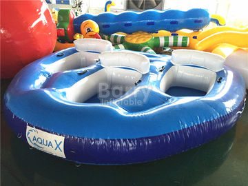 Jouets gonflables de l'eau de bébé bleu et blanc pour des piscines SCT EN71