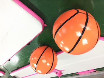 Jeux interactifs gonflables d'amusement jeux de partie pour des adultes ensemble gonflable géant de cerceau de basket-ball de taille de 1.9m