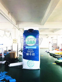 Produits gonflables de la publicité de bâche de PVC, bouteille à lait modèle gonflable pour extérieur