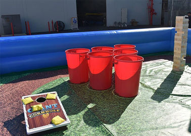 Jeux gonflables de sports de PVC, jeux extérieurs de pelouse d'enfants avec le service d'OEM et d'ODM