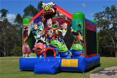 Château sautant gonflable de Toy Story de bâche de PVC pour le terrain de jeu/parc d'attractions