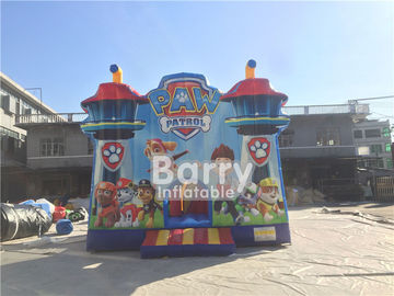 Glissière gonflable de videur de thème de patrouille de PATTE multicolore pour le parc d'attractions