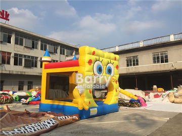 Le thème démontable badine le videur sautant gonflable de Spongebob de terrain de jeu de pullover pour la location de partie