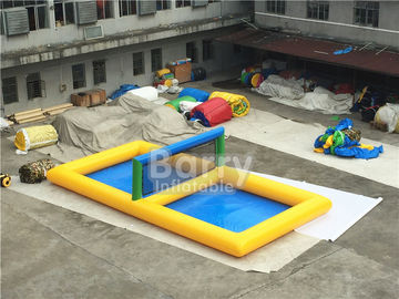 Cour de volleyball gonflable Vollyball de force de jouets d'été de gisement de PVC de jeu gonflable de l'eau pour des jouets de l'eau