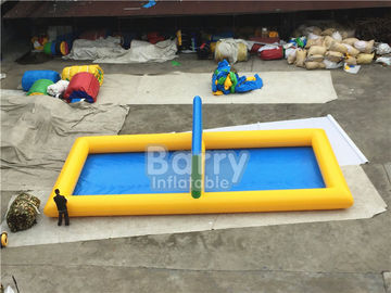Cour de volleyball gonflable Vollyball de force de jouets d'été de gisement de PVC de jeu gonflable de l'eau pour des jouets de l'eau