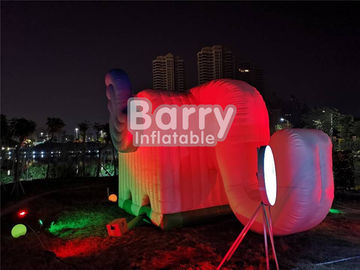 Tente gonflable de la publicité de forme extérieure durable d'Elephent avec la LED