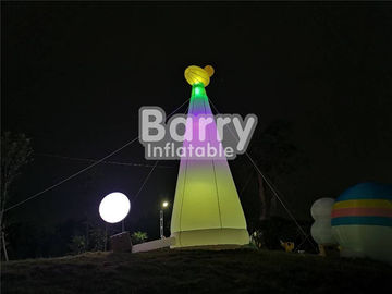 Phare gonflable fait sur commande de girafe de parc d'attractions pour la décoration de partie