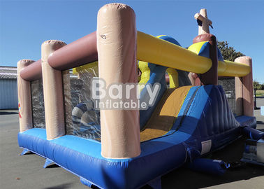 Terrain de jeu gonflable d'enfant en bas âge de bateau de pirate de parc d'attractions avec la garantie de la qualité