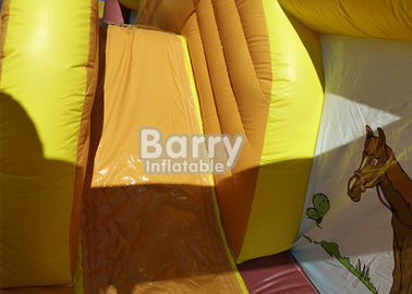 Terrain de jeu gonflable d'enfant en bas âge de Chambre occidentale de thème de dégagement d'enfants avec la glissière