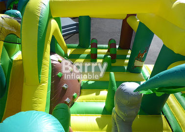 L'équipement matériel d'intérieur extérieur de PVC de n joue le terrain de jeu gonflable de grand enfant en bas âge de thème de jungle