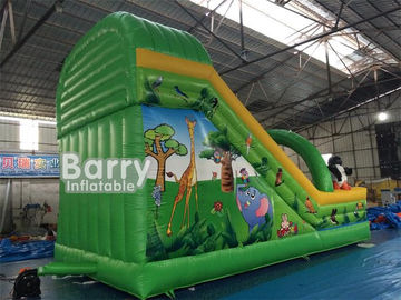 Glissière de flottement gonflable de parc aquatique de diapositive d'eau de thème de subordonné de bande dessinée 7*4*5m pour des enfants