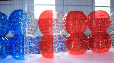Boule de butoir gonflable du football, ballon de football extérieur de bulle de PVC TPU