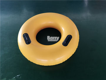 Anneau gonflable de bain de PVC avec des poignées, anneau de bain de beignet de flotteur de l'eau pour la piscine