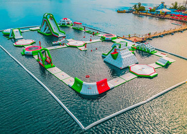 Parcs aquatiques gonflables extérieurs de station balnéaire, parc gonflable de flottement de l'eau d'Ea d'Aqua de sport d'adultes
