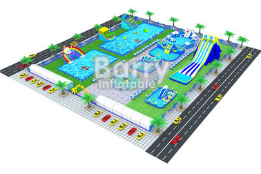 Constructeur moulu Barry de parc aquatique de terre gonflable géante de parc d'attractions