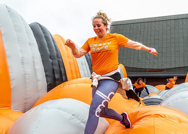 Parcours du combattant 5k gonflable diplômée d'Insand de jeu de saut durable d'air pour des adultes