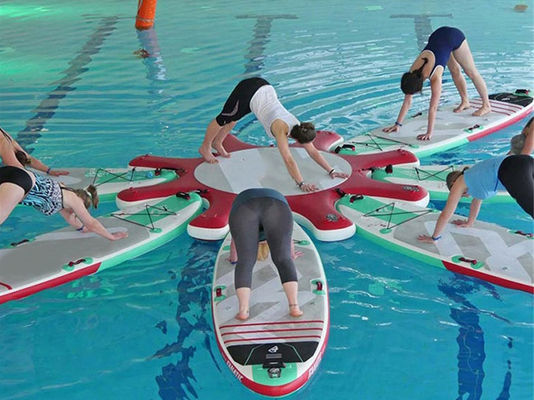 Gonflable tenez le yoga Mat Dock Station de plate-forme d'agence de l'eau de yoga de palette