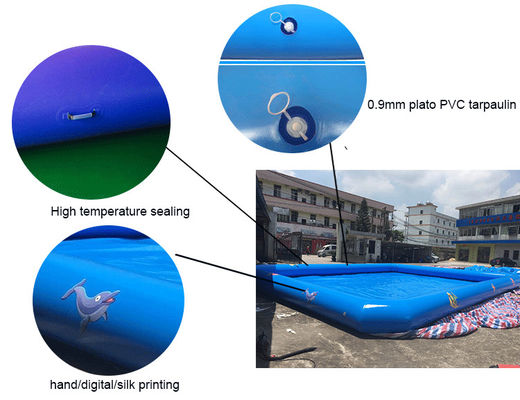 Piscine gonflable de flottement bon marché matérielle durable de PVC 0.9mm