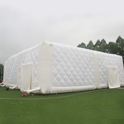 Tente gonflable de grande d'explosion en camping de cube lumière extérieure de la tente LED