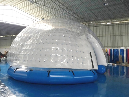 Tente claire gonflable de bulle de dôme de PVC pour l'événement campant extérieur de famille