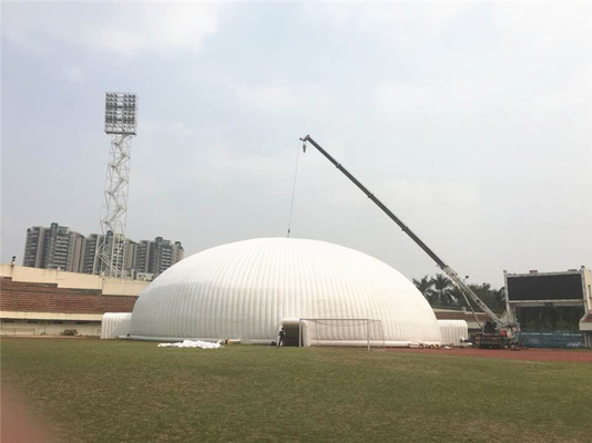 Diamètre gonflable de la tente 10m de dôme géant de PVC d'OEM pour le secours en cas de catastrophe