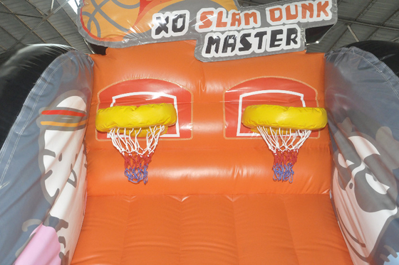 Les jeux gonflables interactifs de sports font sauter le basket-ball de tir