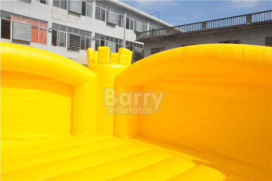 Chambre jaune de saut de rebond de videur gonflable commercial d'OEM