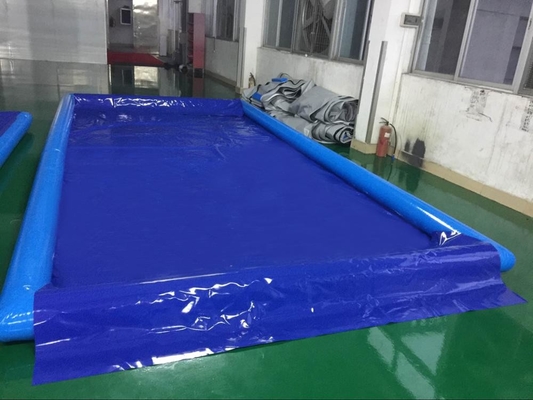 Tapis gonflable imperméable hermétique 6x3m de station de lavage adaptés aux besoins du client