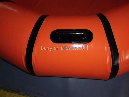 L'orange portative de piscine d'eau de PVC d'EN71 0.6mm badine la piscine gonflable