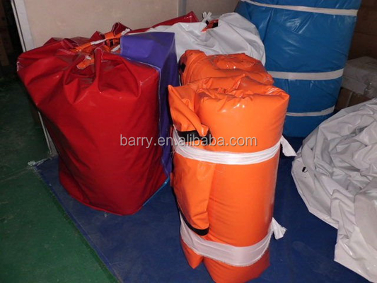 L'orange portative de piscine d'eau de PVC d'EN71 0.6mm badine la piscine gonflable