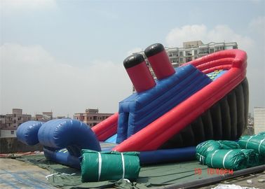 Glissière gonflable commerciale durable stupéfiante de bateau de pirate 10m pour Childs